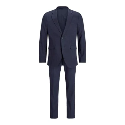 Image of Jack &amp; Jones Premium Jprriviera SN Suit, Men&#039;s, Size: 36R, Dark navy fit:slim fit