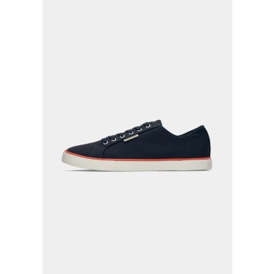 Image of Calvin Klein Jeans ESS VULC Trainers, Men&#039;s, Size: 6.5, Navy/bright white/tigerlily shoes