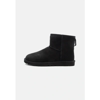 Image of UGG Classic MINI ankle boots, Men&#039;s, Size: 8, Black Suede