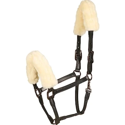 Image of Catago FW&#039;22 Leather halter with fur