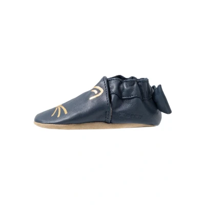 Image of Robeez CAT First shoes for kids, Size: 1.5K/3K, Marine Leather