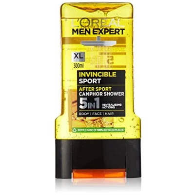 Image of L&#039;Oréal Men Expert Invincible Sport 5 in 1 Shower Gel 300ml