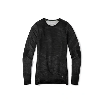 Image of Smartwool Intraknit Thermal Merino BASE Layer CREW Jumper, Women&#039;s, Size: XL, Black/white