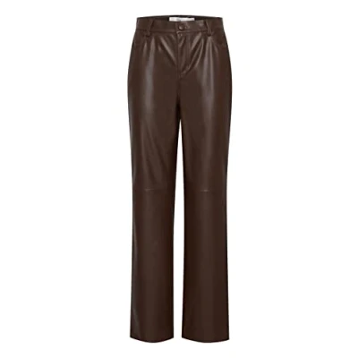 Image of ICHI Ihsia Trousers, Women&#039;s, Size: 10, Coffee bean
