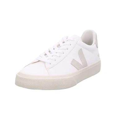 Image of Veja Women&#039;s Campo Sneakers, Extra White/Natural Suede, 8 Medium US
