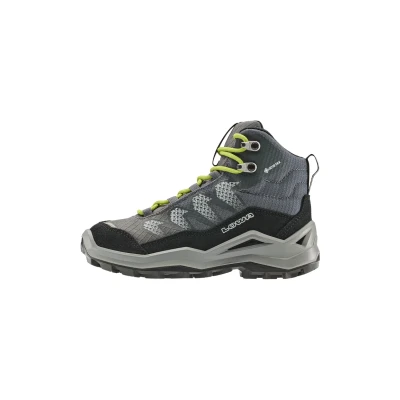Image of Lowa Maddox PRO GTX Mountain shoes for kids, Size: 4, Schwarz limone Synthetics/textile