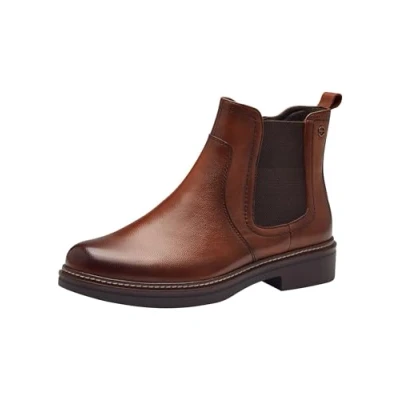 Image of Tamaris Comfort Ankle boots, Women&#039;s, Size: 6, Cognac Leather