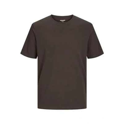 Image of JACK &amp; JONES Men&#039;s Jjeorganic Basic Tee Ss O Neck Noos T Shirt, Mulch, S