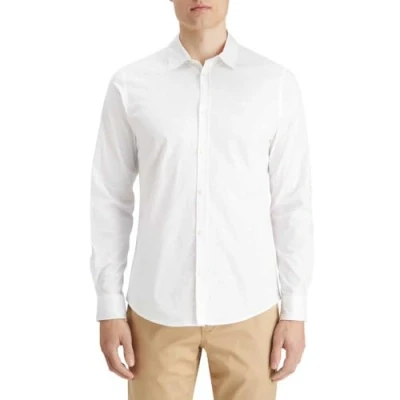 Image of Scotch &amp; Soda CORE Solid Formal shirt, Men&#039;s, Size: Large, Bright white