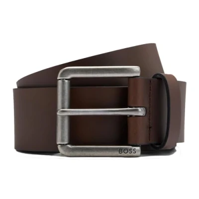 Image of BOSS Joris Belt, Men&#039;s, Size: 44, Dark brown