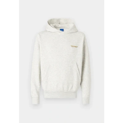 Image of Jack &amp; Jones Jorislington BACK HOOD Sweatshirt, Men&#039;s, Size: XL, White melange