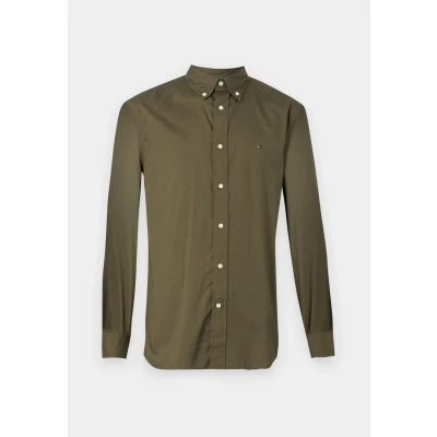 Image of Tommy Hilfiger FLEX Solid Shirt Shirt, Men&#039;s, Size: XS, Army green