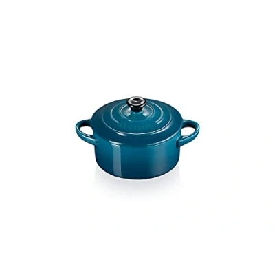 Image of Le Creuset Serving Pan / Mini Casserole Signature Deep Teal ø 10 cm 250 ml