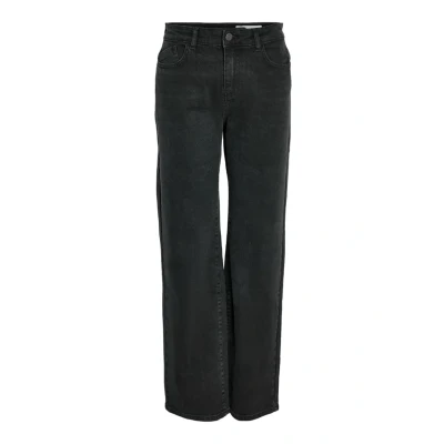 Image of Noisy May Yolanda WIDE Straight leg jeans, Women&#039;s, Size: 25x30, Black