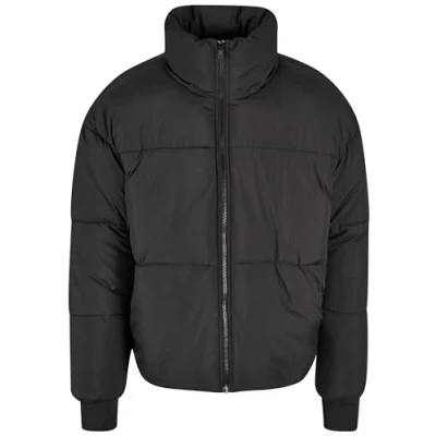Image of Urban Classics BIG Puffer Winter jacket, Men&#039;s, Size: 5XL, Black