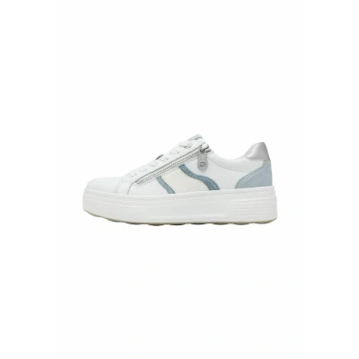 Image of Tamaris Trainers, Women&#039;s, Size: 3, Denim comb leather and imitation