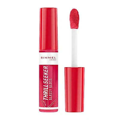 Image of Rimmel London Thrill Seeker Glassy Lip Gloss 10ml (Various Shades) 350 Pink to the Berry