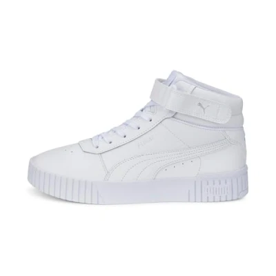 Image of PUMA Women&#039;s Carina 2.0 Mid Sneaker, White, 3 UK