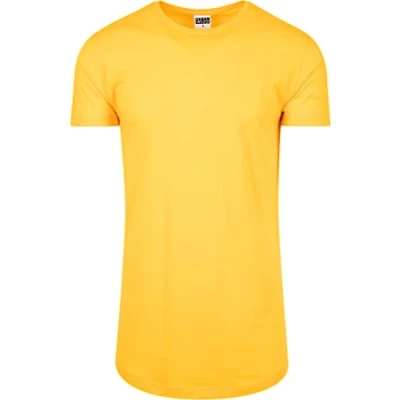 Image of Urban Classics Shaped LONG DO NOT USE Basic Tshirt, Men&#039;s, Size: XXL, Powderyellow