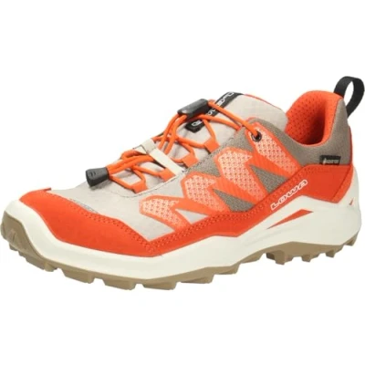 Image of Lowa Maddox Pro GTX LO JR Boys&#039; Lace Up Shoes, Sports Floor, 64, orange, 36 EU