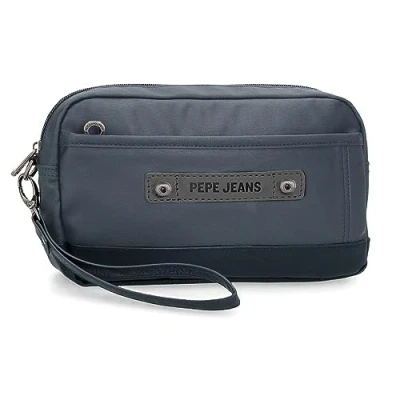 Image of Pepe Jeans Men&#039;s Hatfield Luggage Messenger Bag, Blue, One Size, Tote Bag