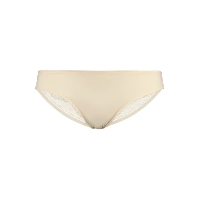 Image of Schiesser Women&#039;s Invisible Slip Lace Brazilian Briefs, Sand_161919, 16