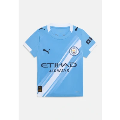 Image of Puma Unisex Kid&#039;s Manchester City Home Jersey Replica T Shirt