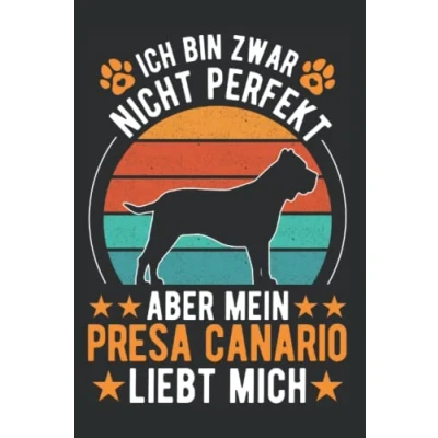 Image of Presa Canario Notizbuch: Hund Dogo / 6x9 Zoll 120 linierte Seiten
