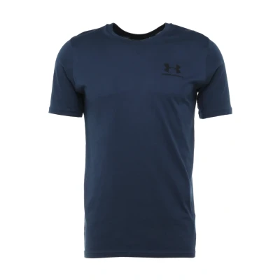 Image of Under Armour Sportstyle Basic Tshirt, Men&#039;s, Size: Large, Academy/black