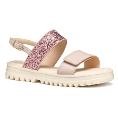 Image of Geox Coralie Sandals for kids, Size: 1.5, Light rose Pu