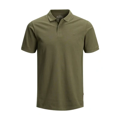 Image of Jack &amp; Jones Jjebasic Polo shirt, Men&#039;s, Size: Large, Olive night