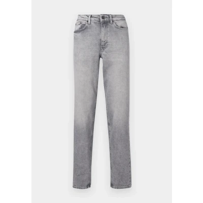 Image of ONLY Women&#039;s Mom Fit Jeans, Medium Grey Denim, 28W / 32L
