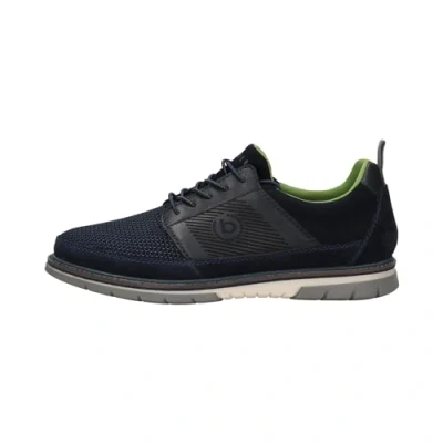 Image of bugatti Trainers, Men&#039;s, Size: 9.5, Dark blue Leather and textile