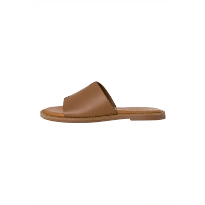 Image of Tamaris Women&#039;s Flat Mules, Cognac, 5.5 UK