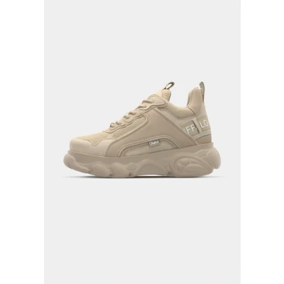 Image of Buffalo CLD CHAI Trainers, Women&#039;s, Size: 8, Cream Imitation leather/ textile