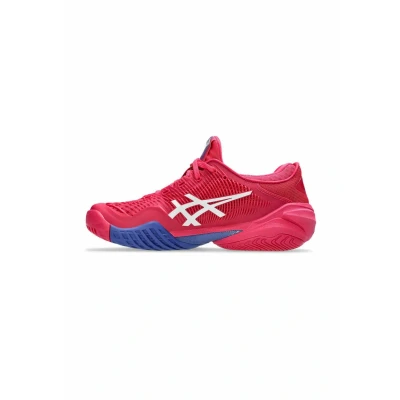 Image of Asics Court 3 Multicourt tennis shoes, Women&#039;s, Size: 4.5, Bright rose white shoes