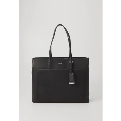 Image of Calvin Klein MUST Medium mono Tote bag, Women&#039;s, Size: One Size, Classic black