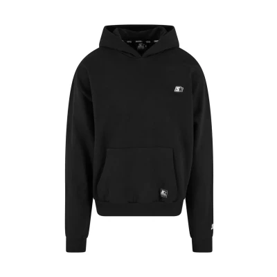 Image of Starter BLACK LABEL Men&#039;s Essential Oversize Hoody Hooded Sweatshirt, Black, M