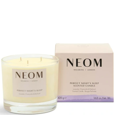 Image of Neom Perfect Night&#039;s Sleep Scented Candle (3 Wicks) 420g