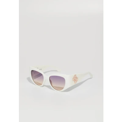 Image of Guess GU00202 Sunglasses White / gradient or mirror violet, Women&#039;s, Size: 54, violet