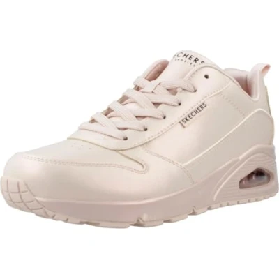 Image of Skechers UNO Trainers, Women&#039;s, Size: 6.5, Lt pink High quality imitation leather