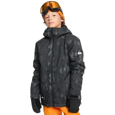 Image of Quiksilver Mission Printed Technical Snow Jacket for Boys