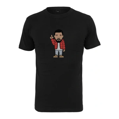 Image of Mister TEE Kanada Sketch Print Tshirt, Men&#039;s, Size: Large, Black