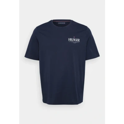 Image of Tommy Hilfiger Men&#039;s S/S T Shirt, Blue (Desert Sky), 3XL Plus