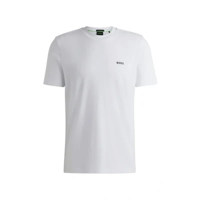 Image of BOSS TEE Basic Tshirt, Men&#039;s, Size: 3XL, White