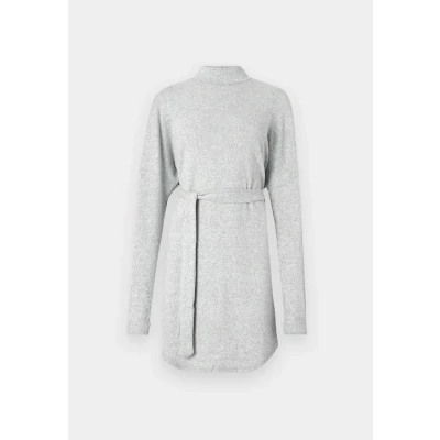 Image of Noisy May Nmcity AVA Short Dress Jersey dress, Women&#039;s, Size: 8, Light grey melange
