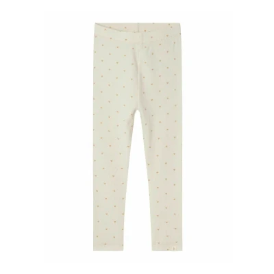 Image of NAME IT Girl&#039;s Nmfgago Slim Legging Lil Noos, Turtledove/Aop:heart, 116
