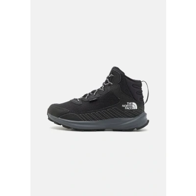 Image of The North Face Y Fastpack Hiker MID WP Hiking shoes for kids, Size: 13, Black Rubber/textile