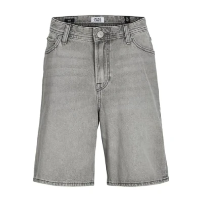 Image of JACK&amp;JONES JUNIOR Boy&#039;s Denim Shorts, Grey Denim, 146