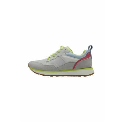 Image of Tamaris Women&#039;s Low Top Trainers, Shoes, Interchangeable Footbed, Lt Grey Comb, 3.5 UK